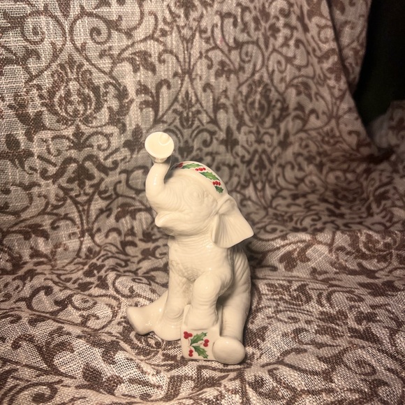 VINTAGE AUTHENTIC LENOX CHRISTMAS HOLIDAY ELEPHANT NUMBERED DL39 - Picture 3 of 5